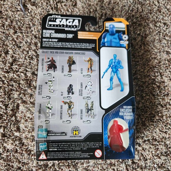 Star Wars Holographic Clone Commander Cody Figure - Brand new w/ protector - Picture 2 of 5